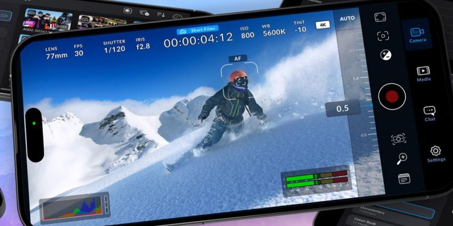 Blackmagic تحدّث تطبيق الكاميرا للاستفادة من قدرات آيفون 16