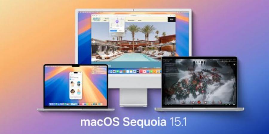 ابل تطلق تحديث macOS Sequoia 15.1 بمنصة “Apple Intelligence”