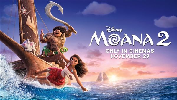 “Moana 2” يقترب من تحقيق مليار دولار