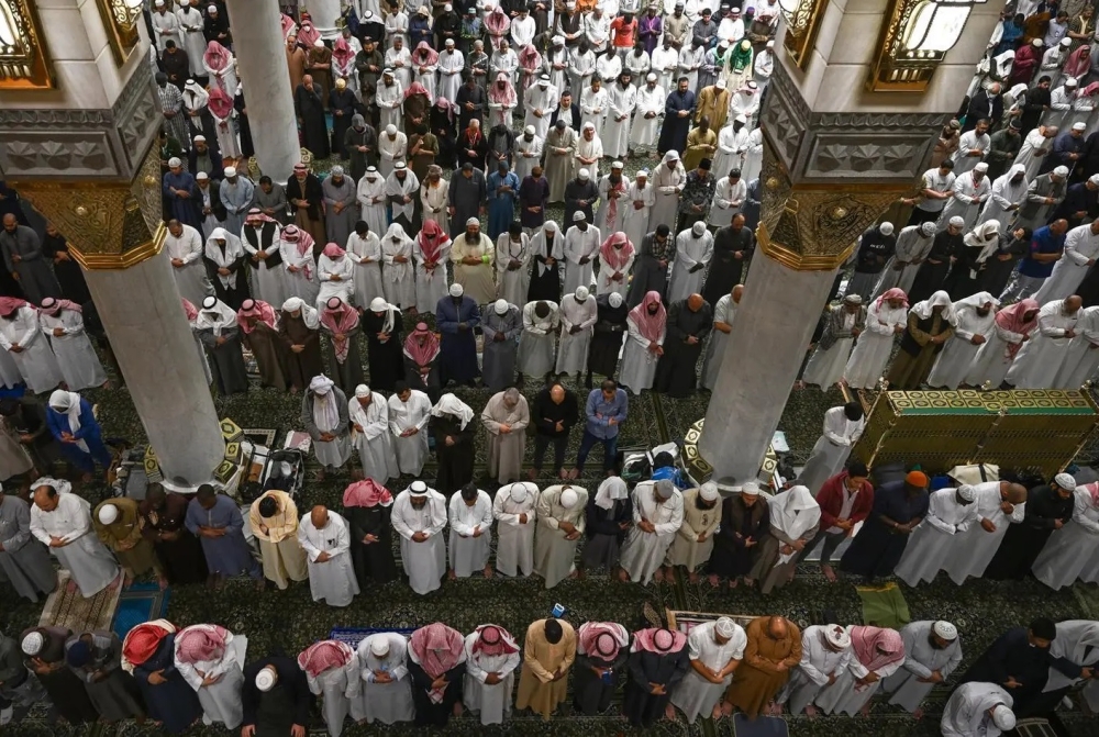 9,7 مليون.. عدد المصلين بالمسجد النبوي خلال العشر الأولى من شهر رمضان