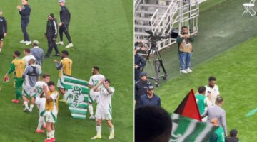 إيبانيز وفيرمينو يوجهان التحية لجماهير الأهلي .. فيديو
