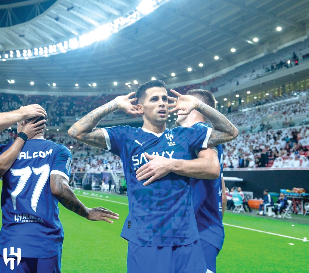 الهلال يعلن غياب جواو كانسيلو 8 أسابيع