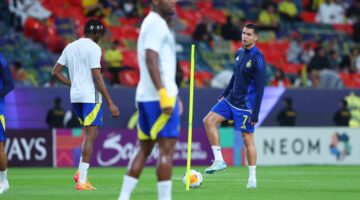 رد فعل رونالدو مع الجماهير بعد هدف النصر الثاني في الاستقلال – عاجل 