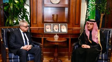 عادل الجبير يستقبل السفير المصري المعين لدى المملكة