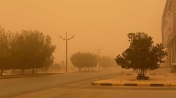 حتى الساعة الثامنة مساءً.. أتربة مثارة ورياح نشطة تضرب منطقتي نجران وتبوك