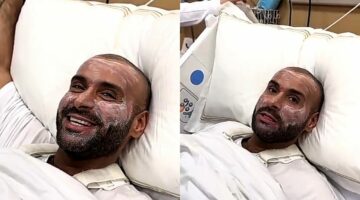 الراجحي يحافظ على نضارته داخل المستشفى رغم الإصابة.. تفاصيل مذهلة في الفيديو