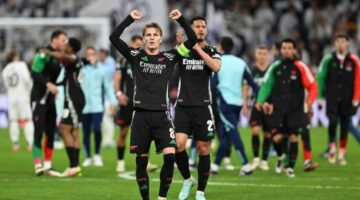 آرسنال يطلق سهام السخرية تجاه ريال مدريد إثر إقصائه من دوري الأبطال