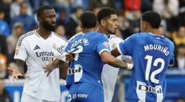 مواجهة حادة بين روديغر وبيلينغهام خلال تدريبات ريال مدريد