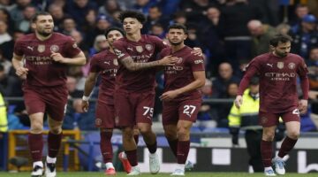 مانشستر سيتي يتفوق على إيفرتون بتسجيل هدفين في المباراة