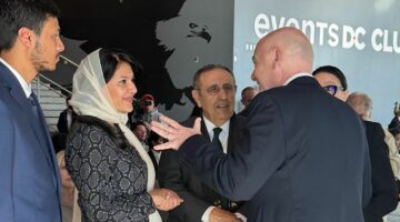 الأميرة ريما تبرز بإطلالة مميزة في حفل إطلاق جولة كأس العالم للأندية.. شاهد الصور