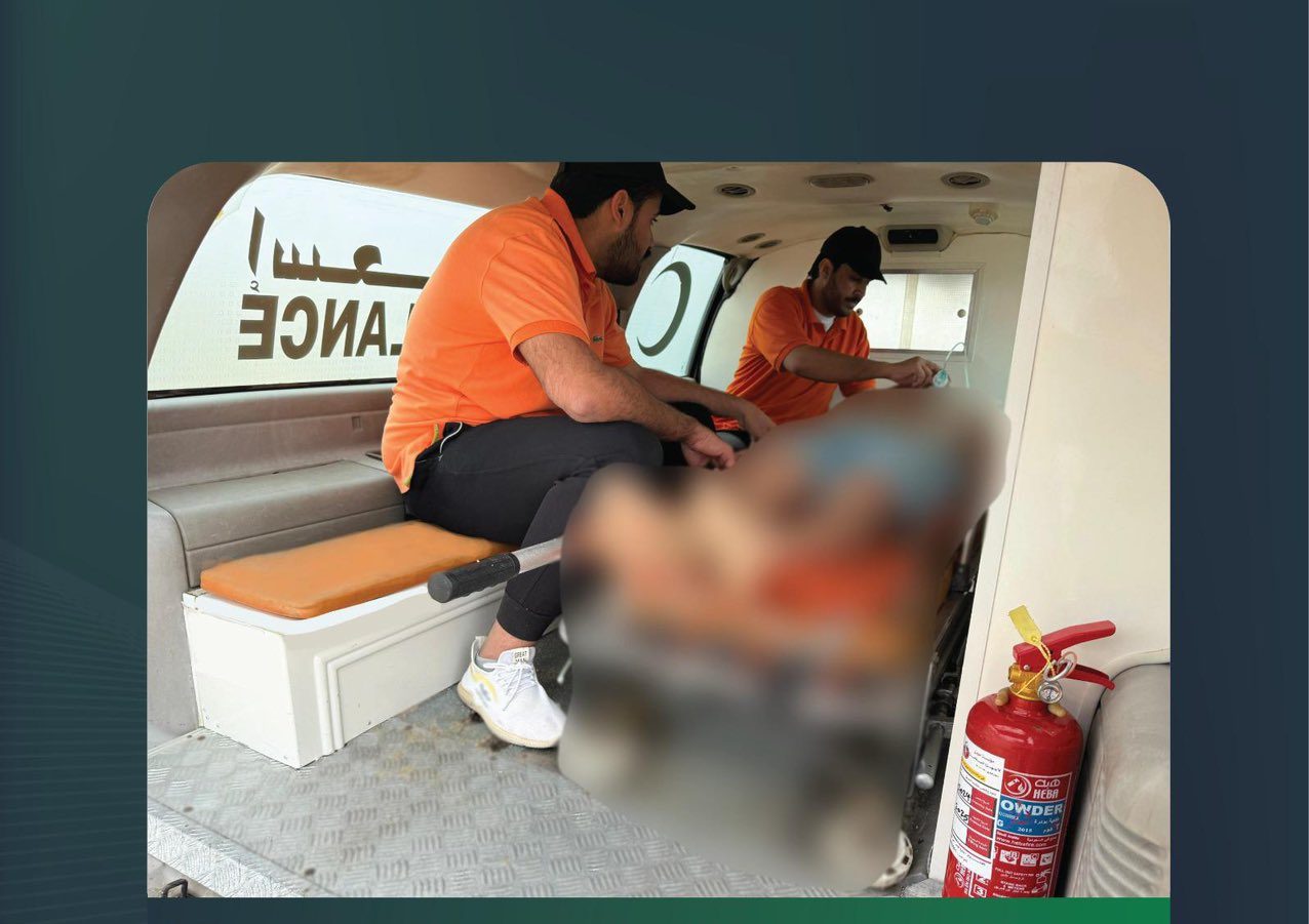 حرس الحدود ينقذ مواطنًا من غرق محتمل في المدينة المنورة