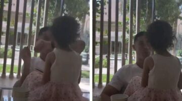 لحظة عاطفية بين رونالدو وابنته بيلا تخطف قلوب المتابعين وتنتشر على منصات التواصل الاجتماعي