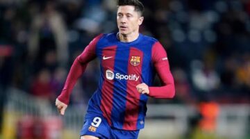 برشلونة يشغل حالة ليفاندوفسكي قبيل مواجهة نهائي كأس الملك