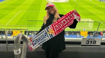 زوجات لاعبي آرسنال يشاركن الاحتفاء بانتصار الفريق الباهر في مدريد
